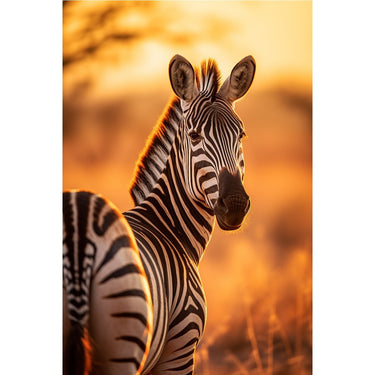 Zebra Back Canvas
